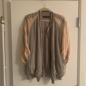 Oversized Zara Track Jacket Bomber